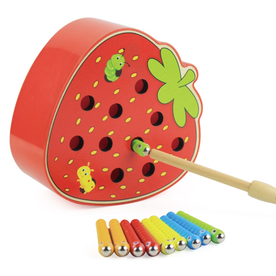 Kids Learning Toys Wooden Fruits